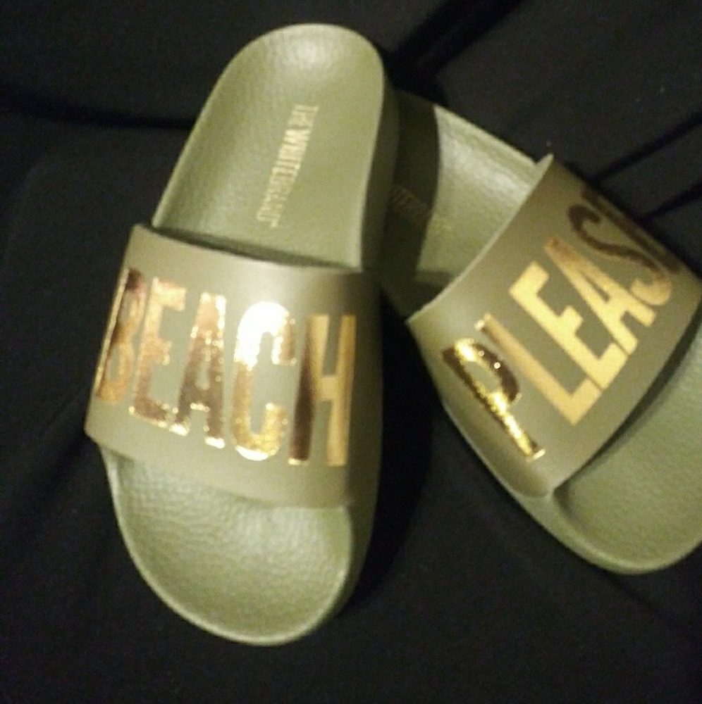 Iconic banded slippers